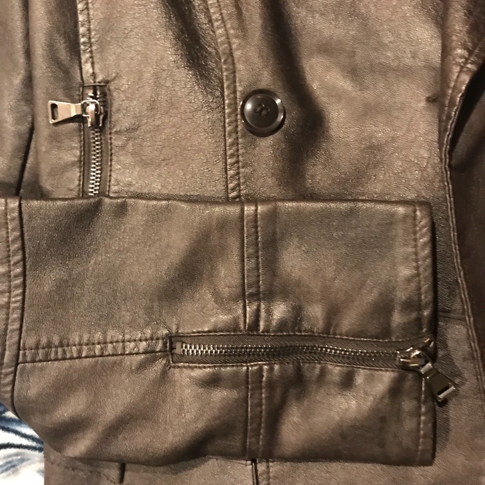✨Express Faux Leather Jacket - Picture 5 of 7